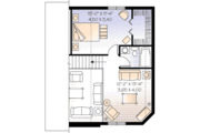 Cottage Style House Plan - 2 Beds 2 Baths 1295 Sq/Ft Plan #23-577 