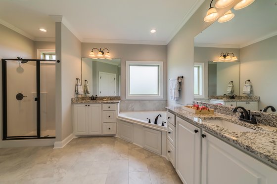 Interior - Master Bathroom for Ranch House Plan #430-182 - 4 bed, 2 bath