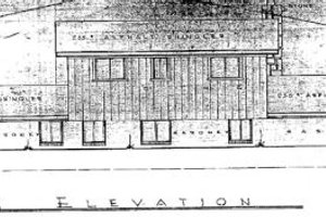 Exterior - Rear Elevation for Modern House Plan #10-227 - 3 bed, 2 bath