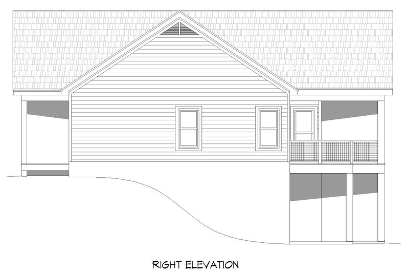 Dream House Plan - Exterior - Other Elevation 1 for Contemporary House Plan #932-915 - 2 bed, 2 bath