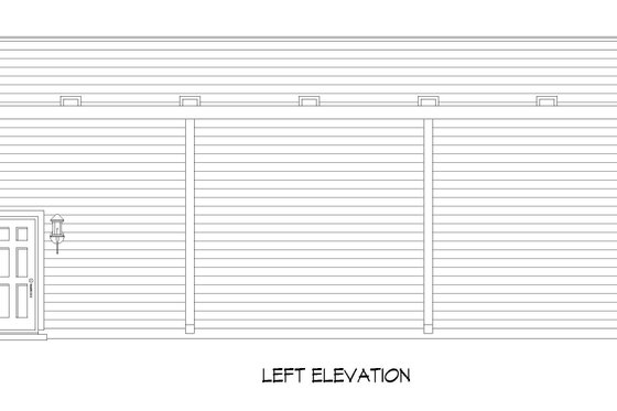 Exterior - Other Elevation for Modern House Plan #932-691, 0 bath