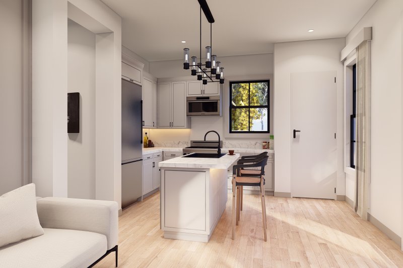 Home Plan - Interior - Kitchen for Cottage House Plan #1110-2 - 2 bed, 2 bath