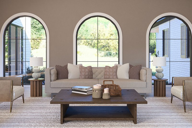 Dream House Plan - Interior - Family Room 1 for Cottage House Plan #455-696 - 3 bed, 4 bath