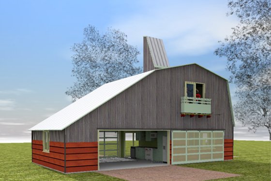 Breezy Barndominium Floor Plan