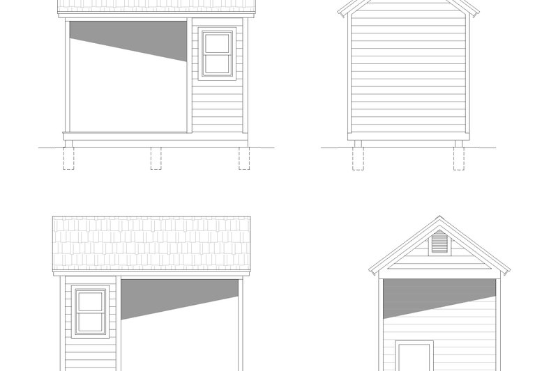 Home Plan - Exterior - Front Elevation 3 for Country House Plan #932-298, 0 bath
