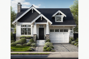 Country Exterior - Front Elevation Plan #515-42