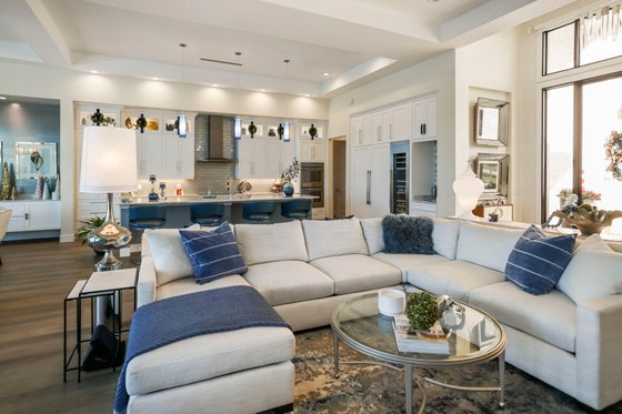 Interior - Family Room 3 for Contemporary House Plan #930-533 - 3 bed, 3 bath