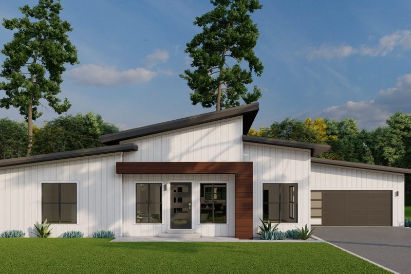 Modern Style House Plan - 3 Beds 2 Baths 2219 Sq/Ft Plan #923-433