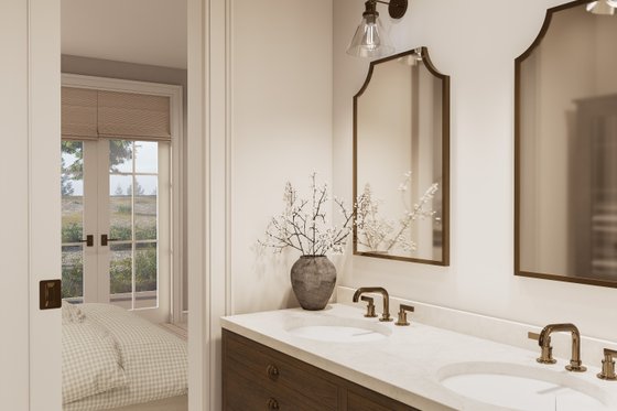 Interior - Master Bathroom for Farmhouse House Plan #1114-4 - 3 bed, 2 bath