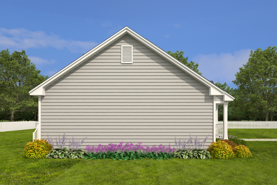 Exterior - Other Elevation 5 for Ranch House Plan #1082-10 - 3 bed, 2 bath