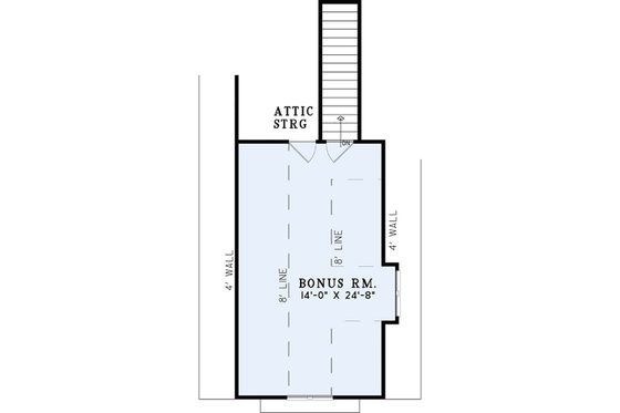Floor Plan - Other Floor for European House Plan #17-2537 - 4 bed, 3 bath