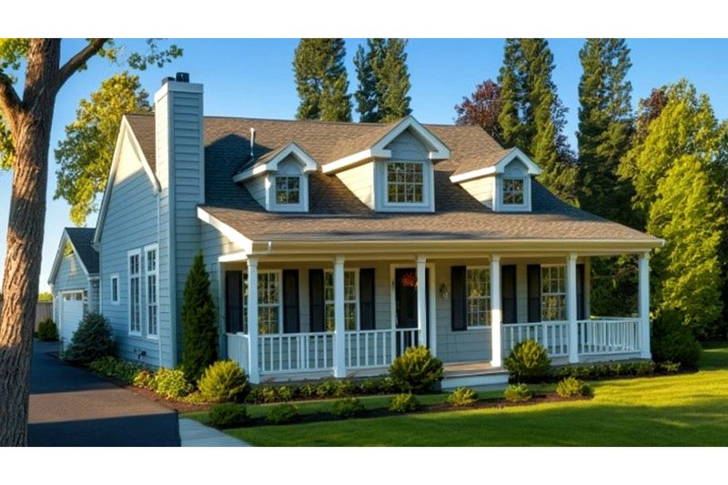 Dream House Plan - Country Exterior - Front Elevation Plan #3-310