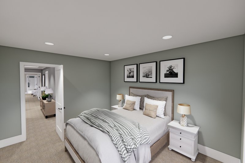 Dream House Plan - Interior - Bedroom 2 for Farmhouse House Plan #51-1564 - 4 bed, 3.5 bath
