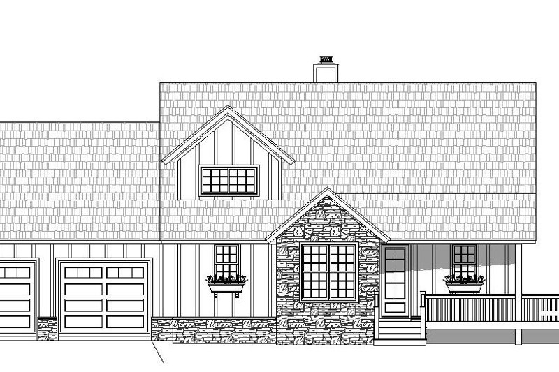 Home Plan - Exterior - Front Elevation 3 for Country House Plan #932-261 - 3 bed, 2.5 bath