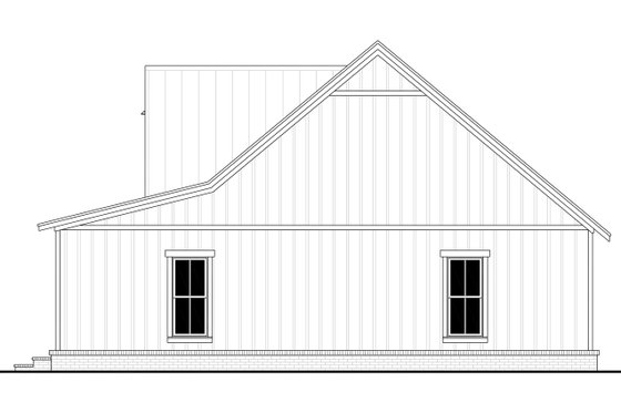 Exterior - Front Elevation 10 for Country House Plan #430-440 - 2 bed, 2 bath