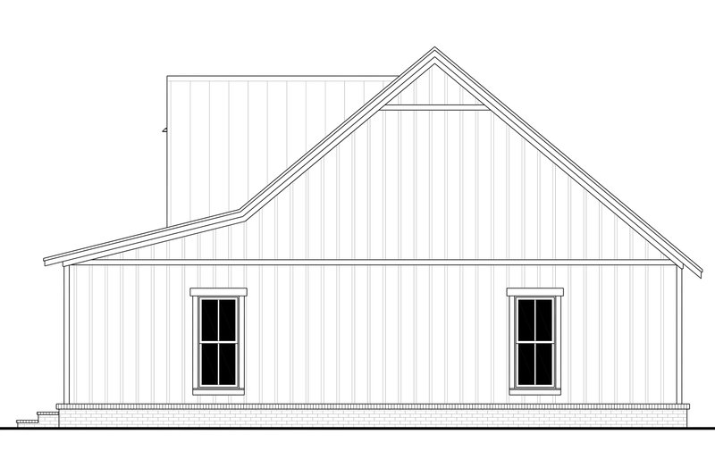 House Blueprint - Exterior - Front Elevation 10 for Country House Plan #430-440 - 2 bed, 2 bath