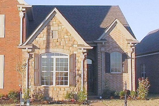 Exterior - Front Elevation for Traditional House Plan #81-13637 - 3 bed, 3 bath