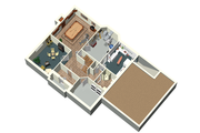 European Style House Plan - 4 Beds 3 Baths 4273 Sq/Ft Plan #25-4665 