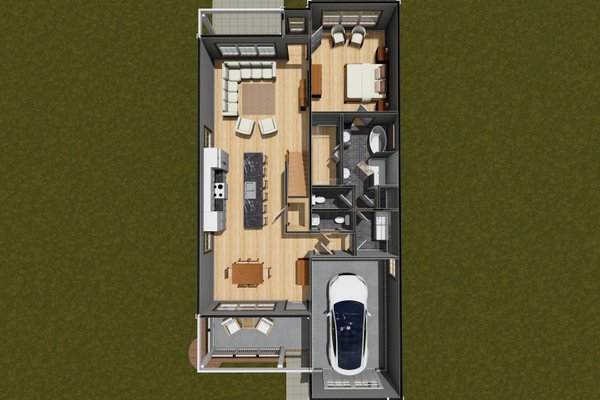 Home Plan - Cottage Floor Plan - Main Floor Plan #513-2268