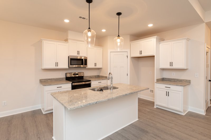 House Blueprint - Interior - Kitchen 3 for Modern House Plan #20-2487 - 4 bed, 3.5 bath