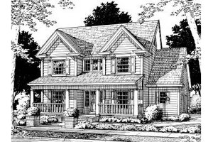 Traditional Exterior - Front Elevation Plan #20-316