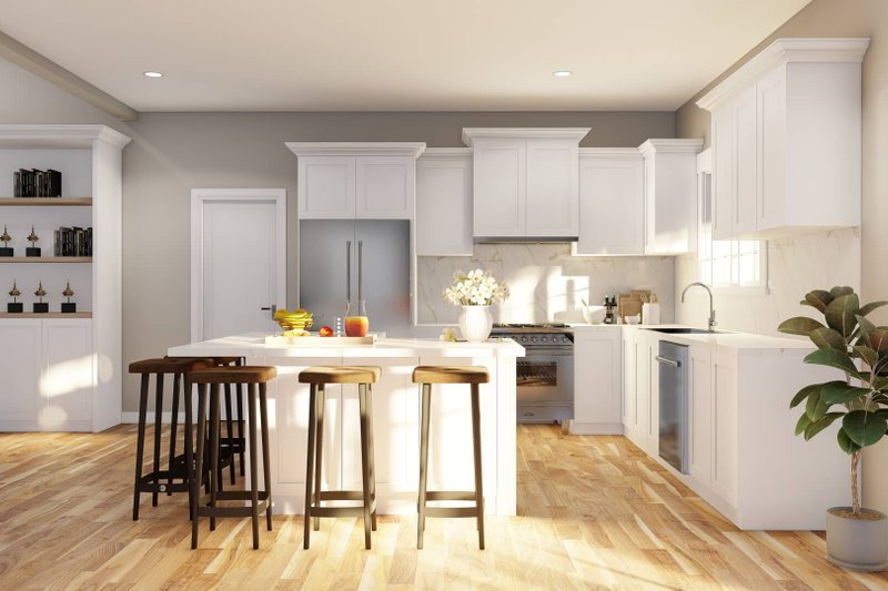 House Blueprint - Interior - Kitchen 2 for Farmhouse House Plan #923-339 - 3 bed, 2.5 bath