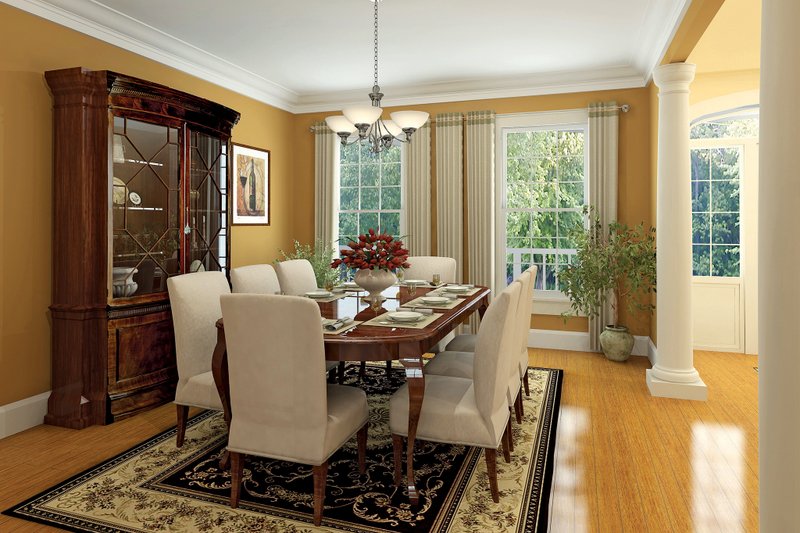 House Plan Design - Interior - Dining Room 1 for Country House Plan #929-18 - 4 bed, 3.5 bath