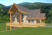 Bungalow Style House Plan - 3 Beds 3.5 Baths 2999 Sq/Ft Plan #117-525 