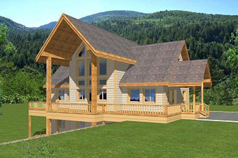 Dream House Plan - Bungalow Exterior - Front Elevation Plan #117-525