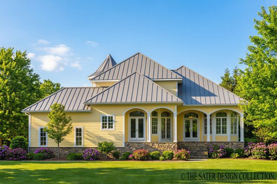 Exterior - Rear Elevation for Victorian House Plan #930-165 - 4 bed, 3.5 bath