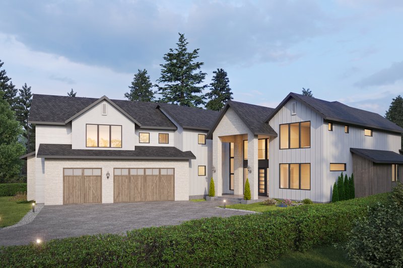 Dream House Plan - Farmhouse Exterior - Front Elevation Plan #1066-284