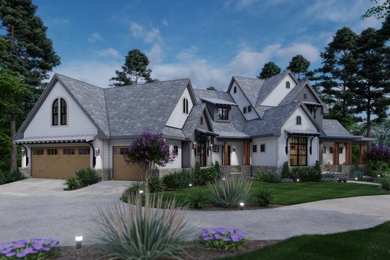 Exterior - Other Elevation for Farmhouse House Plan #120-195 - 3 bed, 2.5 bath