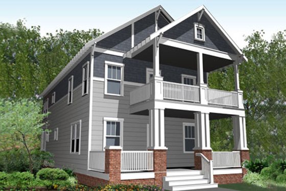 Exterior - Other Elevation 3 for Craftsman House Plan #461-34 - 4 bed, 3 bath