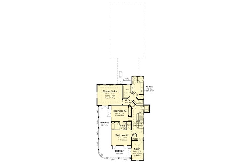 Dream House Plan - Floor Plan - Upper Floor for Classical House Plan #930-526 - 3 bed, 2.5 bath