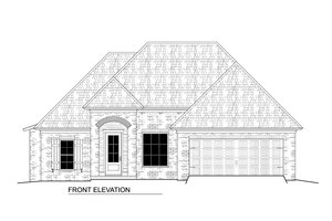 Exterior - Front Elevation 3 for Southern House Plan #1081-38 - 3 bed, 2 bath
