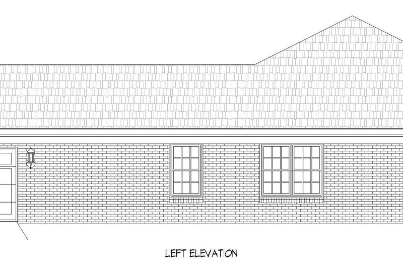 House Blueprint - Exterior - Other Elevation for Country House Plan #932-1443 - 3 bed, 3 bath