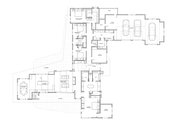 Modern Style House Plan - 4 Beds 3.5 Baths 3838 Sq/Ft Plan #892-36 