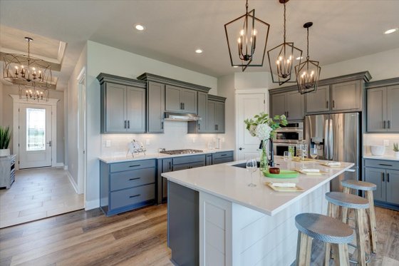 Interior - Kitchen for Modern House Plan #20-2475 - 3 bed, 2 bath