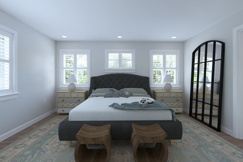 Architectural House Design - Interior - Master Bedroom 1 for Farmhouse House Plan #1060-374 - 3 bed, 2.5 bath