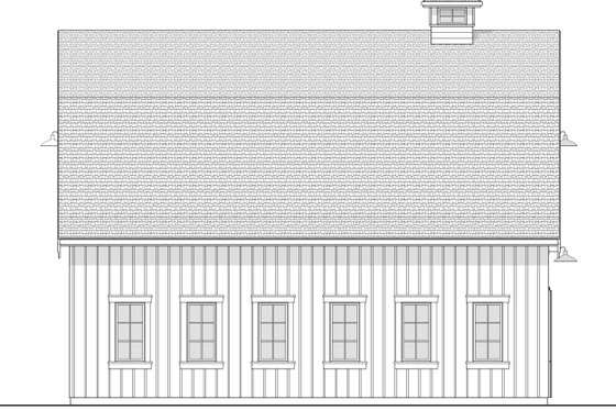 Exterior - Other Elevation 1 for Barndominium House Plan #1114-123 - 1 bed, 1 bath