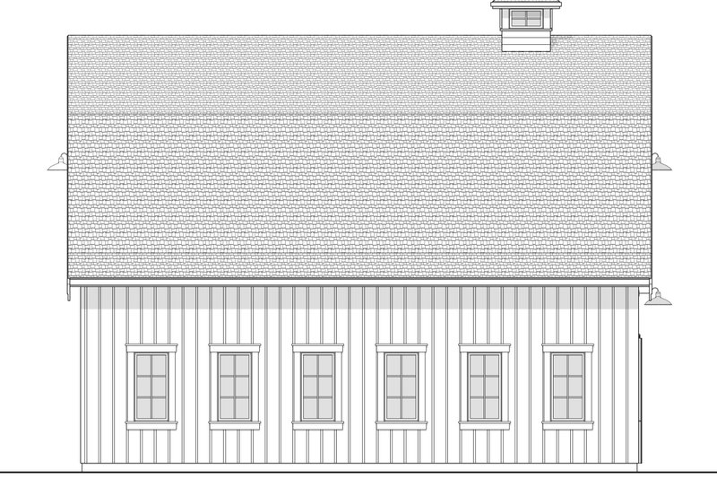 Architectural House Design - Exterior - Other Elevation 1 for Barndominium House Plan #1114-123 - 1 bed, 1 bath