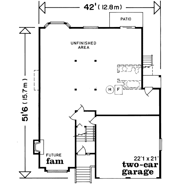 Traditional Floor Plan - Main Floor Plan #47-553