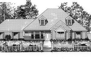 Traditional Exterior - Front Elevation Plan #62-109