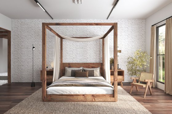 Interior - Master Bedroom for Craftsman House Plan #54-434 - 3 bed, 3.5 bath