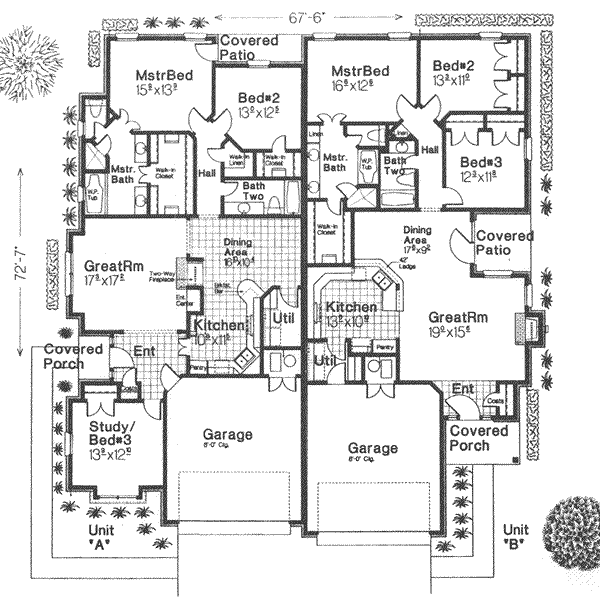 Traditional Floor Plan - Main Floor Plan #310-460