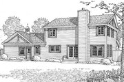 Country Style House Plan - 4 Beds 4 Baths 2234 Sq/Ft Plan #312-145 