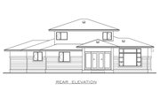 Prairie Style House Plan - 3 Beds 2.5 Baths 2206 Sq/Ft Plan #1100-90 Exterior 