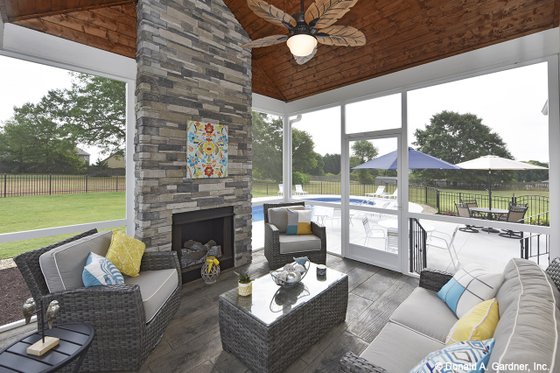 Exterior - Outdoor Living for Craftsman House Plan #929-1025 - 4 bed, 3 bath