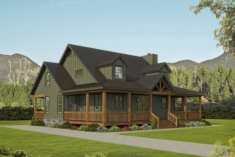 House Plan Design - Traditional Exterior - Front Elevation Plan #932-483