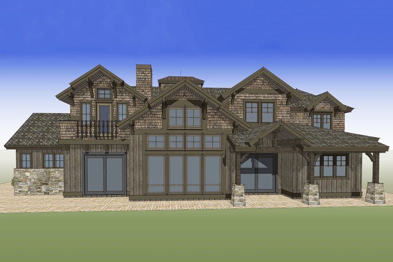 Craftsman Style House Plan - 5 Beds 5.5 Baths 4964 Sq/Ft Craftsman Style House Plan - 5 Beds 5.5 Baths 4964 Sq/Ft